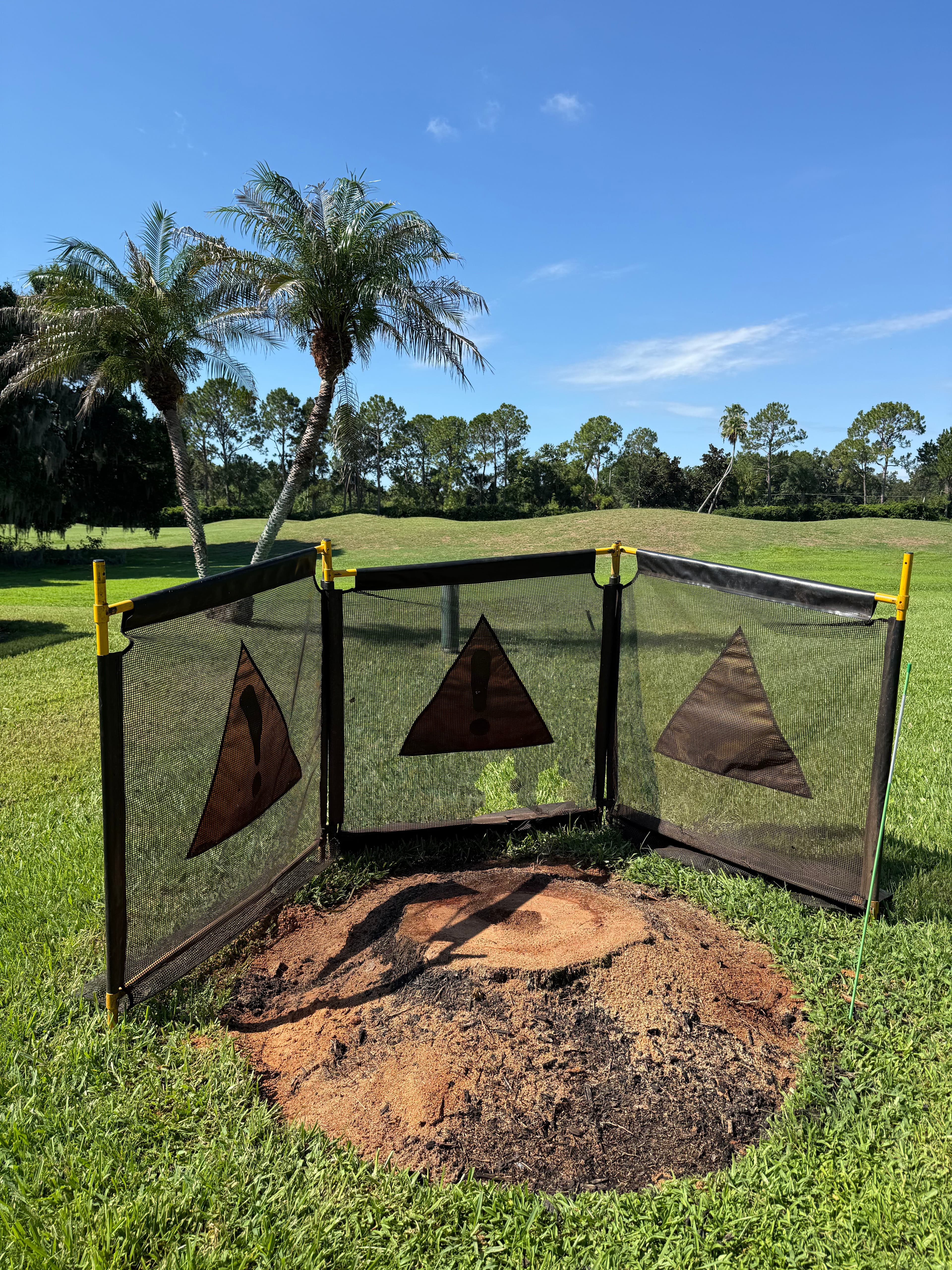 Project Stump Grinding Done Right on a Country Club Property image